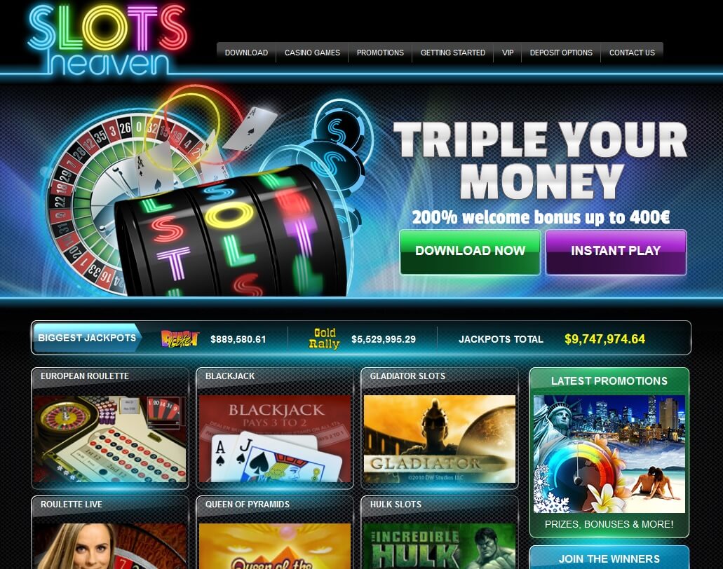 Slots heaven online casino